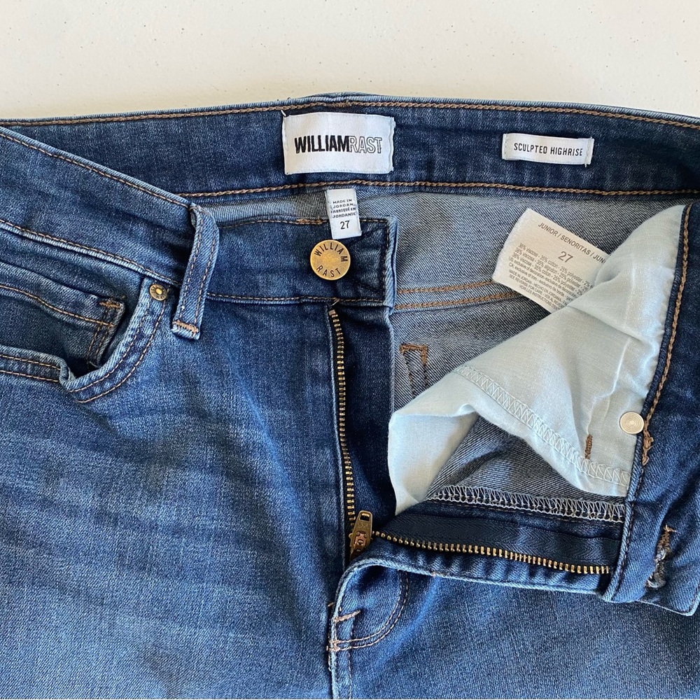 William Rast Blue Skinny Jeans Classic Style